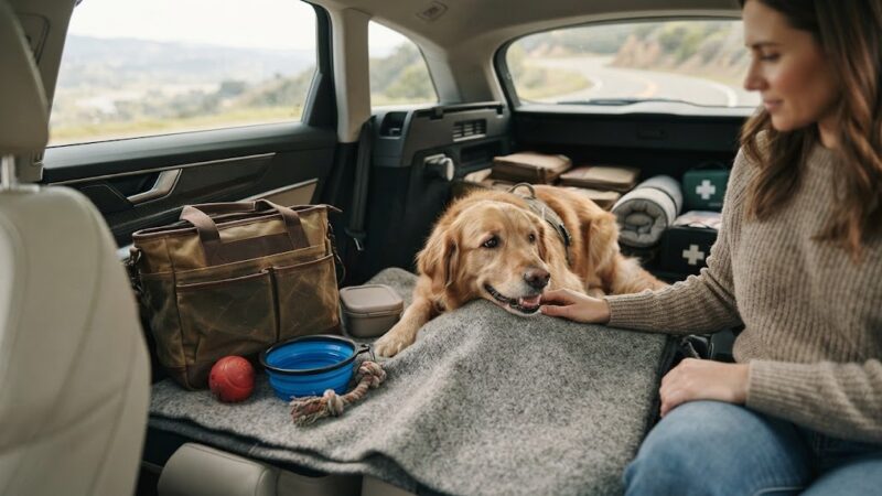 Viagem com Cachorro: Acessórios Essenciais para Tornar o Passeio Mais Confortável