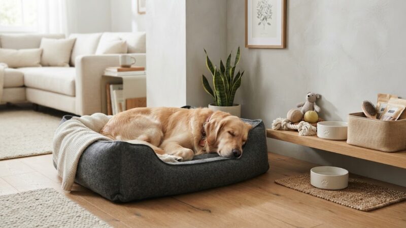 Como Montar um Cantinho para Cachorro em Casa: Guia de Conforto e Organização