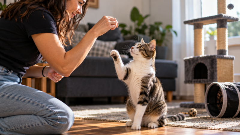 Adestramento de Gatos: É Possível? Como Ensinar Comandos e Hábitos